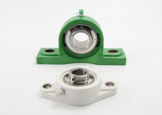 Bloco de descanso termoplástico da flange que carrega os rolamentos de aço inoxidável SS UCFLPL204 da inserção