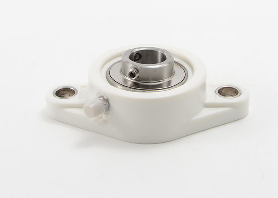 Alojamentos plásticos do bloco de descanso da flange com a inserção de aço inoxidável que carrega 2 o parafuso SSBLFPL 201