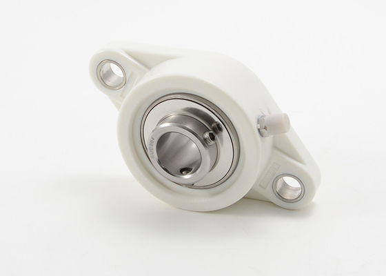 Alojamentos plásticos do bloco de descanso da flange com a inserção de aço inoxidável que carrega 2 o parafuso SSBLFPL 201